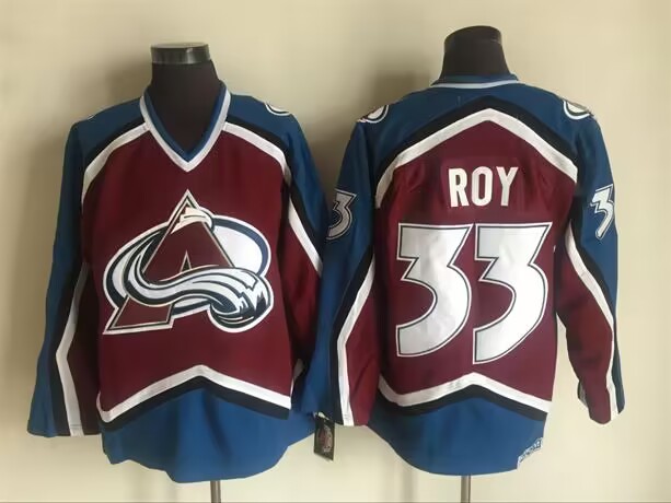 Men's Colorado Avalanche Patrick Roy #33 Maroon Jersey
